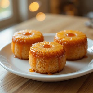 BEST RECIPE for Mini Pineapple Upside Down Cakes | Instant PDF Download | Sweet & Tropical Mini Desserts | Easy Individual Cake Recipe