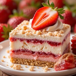 Strawberry Cheesecake Bars Recipe: Creamy Dessert (Instant PDF Download)