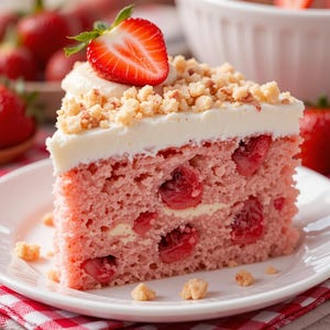 Strawberry Crunch Tres Leches Cake Recipe: Easy Party Dessert (PDF Download)