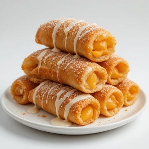 Best Peach Cobbler Egg Rolls Rezept - Sofortiger Download, knuspriges & süßes Dessert aus dem Süden
