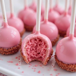 Strawberry Shortcake Cake Pops Recipe: Easy Baking (PDF Download)