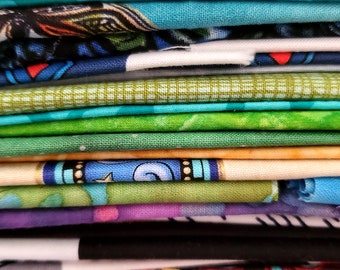 50 Plus Cotton Fabric Scraps