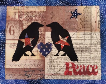 Kit Crow Peace Quilt Kit 12"