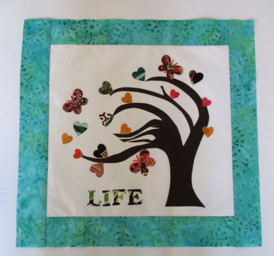 Tree of Life Fabric Quilt Block 14 Etsy