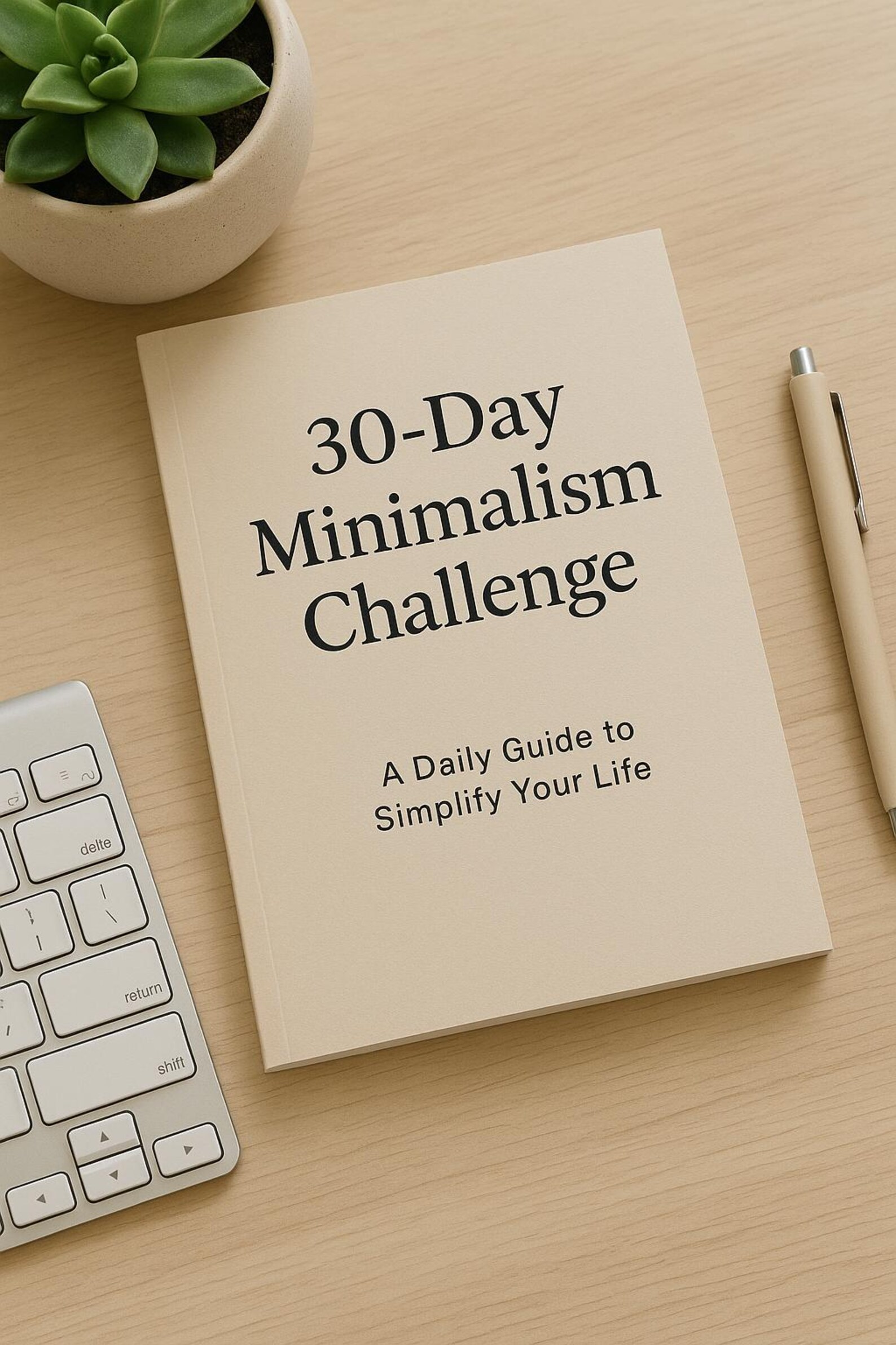 30-day Minimalism Challenge | Printable Minimalist Planner | Daily Declutter Journal | ( PDF ...