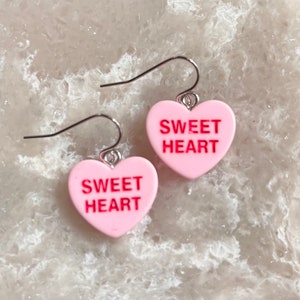 Earrings For Teen Girls Valentine's Day Love Letter Envelope Boots Cookies  Keyring Pink Heart Ear Studs Small Heart Hoops