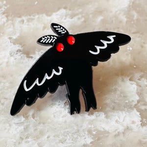 mothman enamel pin