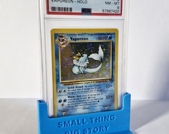PSA card holder with cool text