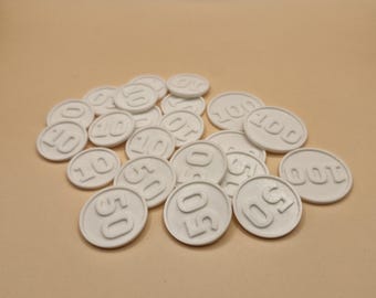 Set van 22 TCG-schadetellers