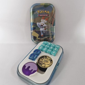 Pokemon Mini Blech Insert für Würfel & Münzen