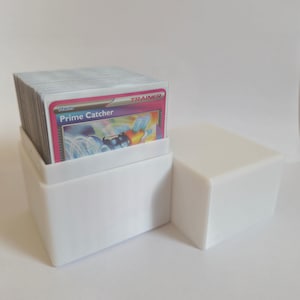 Boîte de paquet pour 100 cartes à simple pochette et 80 cartes à double pochette