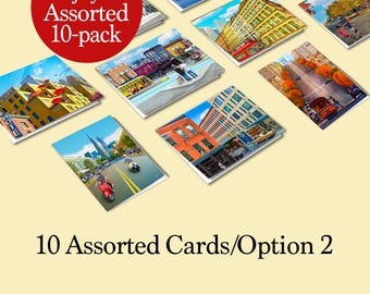ASSORTED CARDS OPTION 2_Mix of 10 Greeting Cards