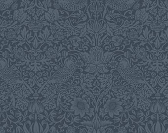 Bed Linens - Handmade using "Tonal Strawberry Thief - Inky Fingers - The Trellis Palette" William Morris and Co.