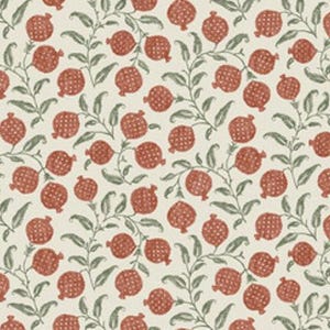 Cascade Roman Shade - Handmade using &quot;Anaar - Berry - Caspian&quot; Fabric by Sanderson&quot; Cotton Fabric. Handcrafted window treatments