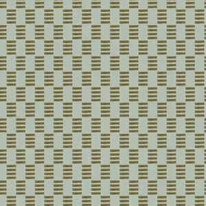 May include: A fabric with a repeating pattern of gold horizontal lines arranged in a grid on a light blue background. The lines are evenly spaced and create a textured appearance. The pattern is consistent across the entire surface.