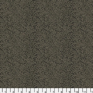 Cascade Roman Shade - Handmade using "Willow - Chona" Fabric designed by William Morris & Co. - Window Treatments