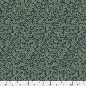 One Curtain Panel or Valance - Handmade using &quot;Oak - Indigo&quot; Fabric designed by William Morris & Co. - Window Treatments