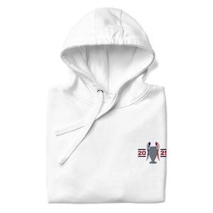 Moletom com capuz PSG Champions League | Bordado minimalista