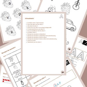 Paquete educativo letra A - 15 páginas con actividades y tarjetas de palabras gratuitas letra A