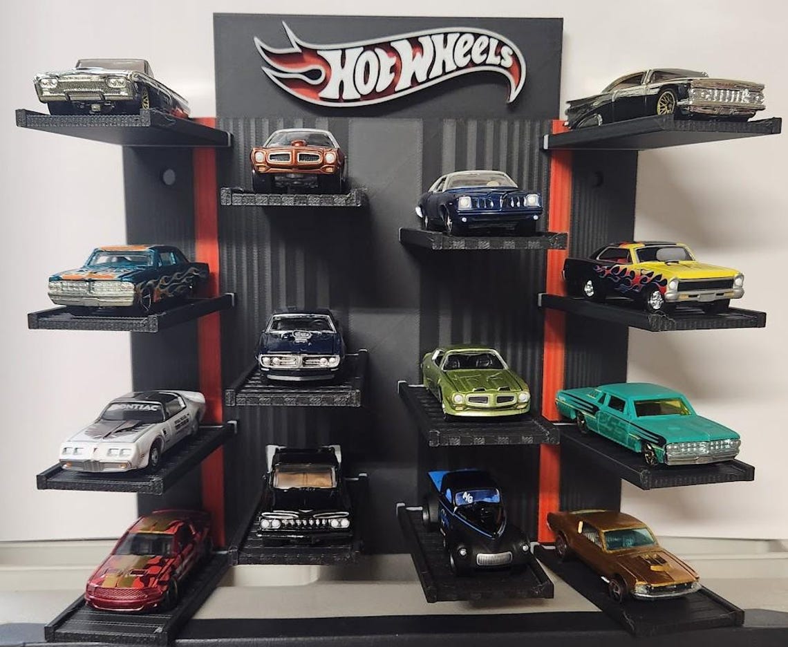 14 Car 1/64 Scale Radius Wall or Desk Mount Display Rack - Etsy