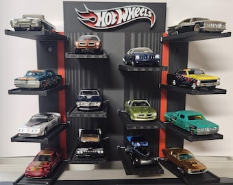 14 Car 1/64 Scale Radius Wall or Desk mount Display Rack