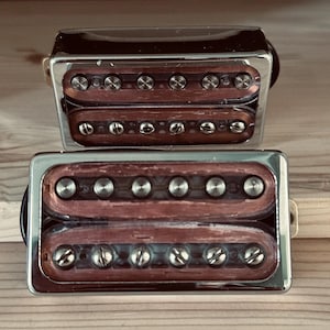 Univox Hi-Flier Style Humbucker Electric Guitar Pickup Set In Clear or Cream