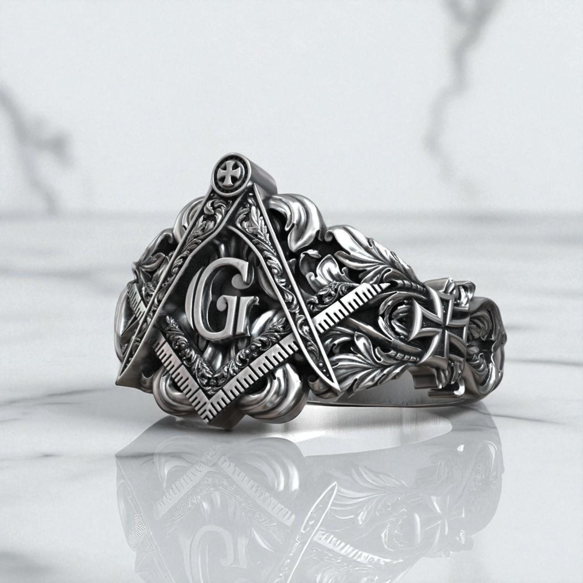 Sterling Silver Amazon Masonic Rings Sterling Silver Masonic Ring 