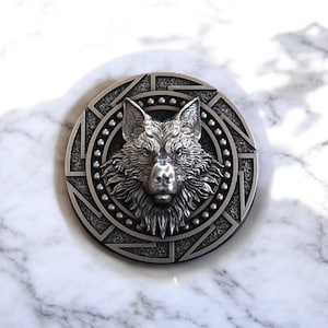 Bold Wolf Head Ring 925 Sterling Silver, Fierce Animal Jewelry, Wolf Sterling Silver Ring, Viking Wolf Oxidized Ring, Animal Silver Ring