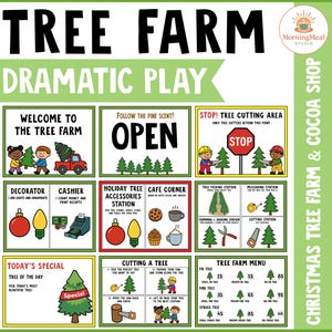 Tree Farm Dramatic Play Set | Pretend Play Center | Preschool & Kindergarten