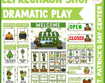 Imprimibles para obras de teatro del Día de San Patricio - Actividades de marzo