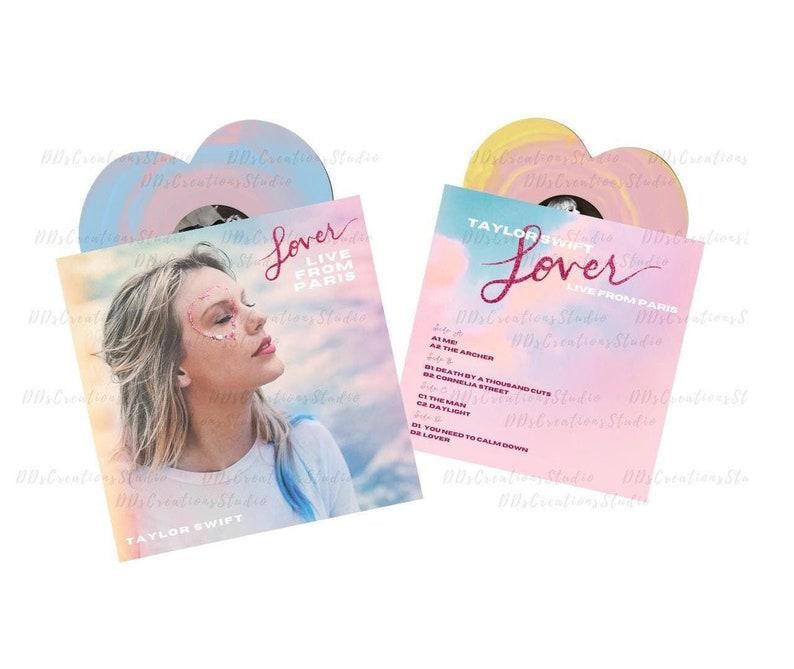 Lover (Live From Paris) [Heart Shaped Blue, Pink & Yellow Marbled Colored Vinyl