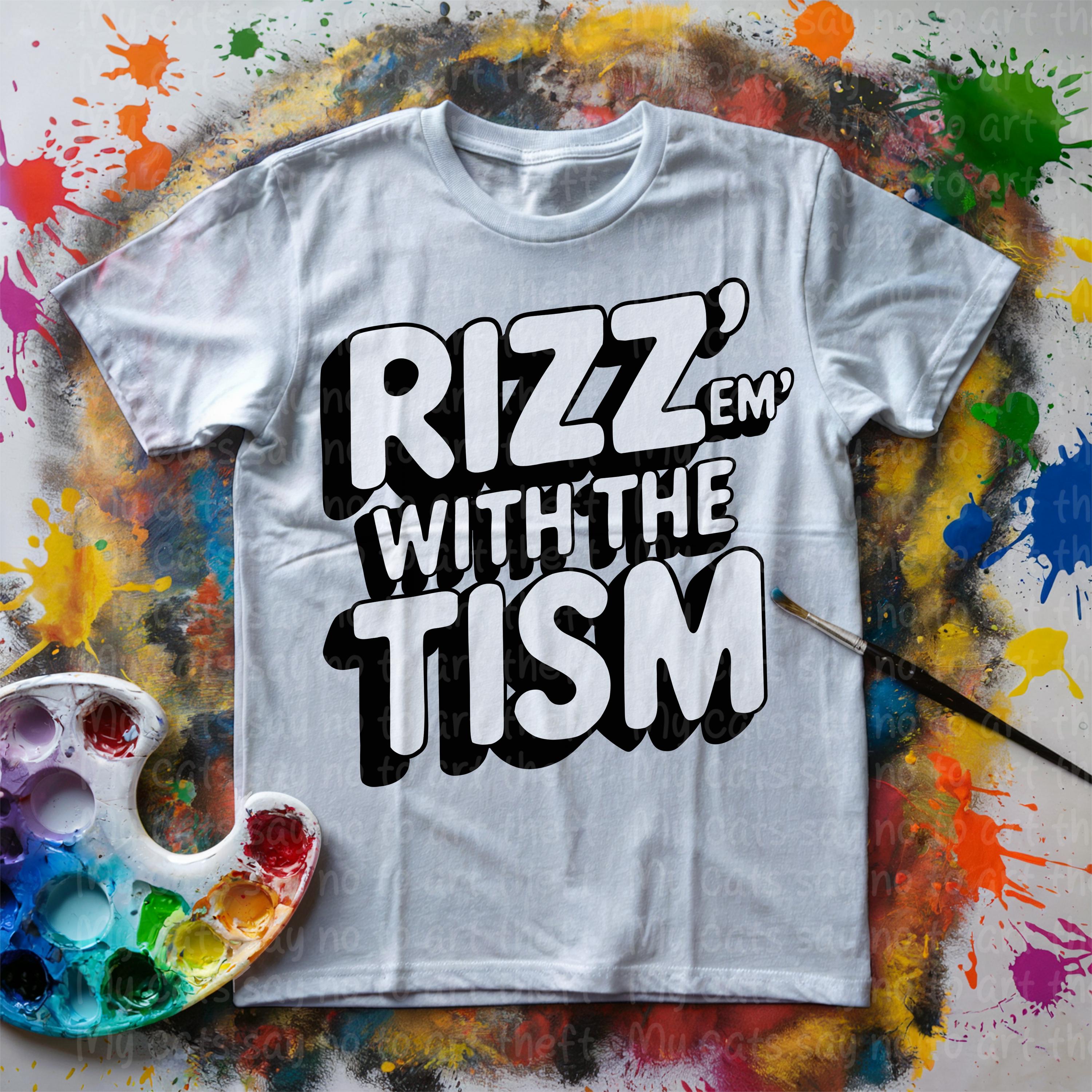Autistic Rizz Kid Rizz 'em With the Tism PNG - Funny Autism Clipart - Neurodivergent ...
