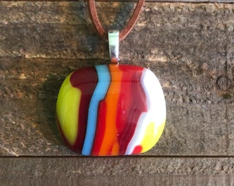 Southwest Sunset Necklace in Western colors