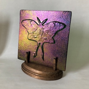 Luna Moth Art Tile for home decor