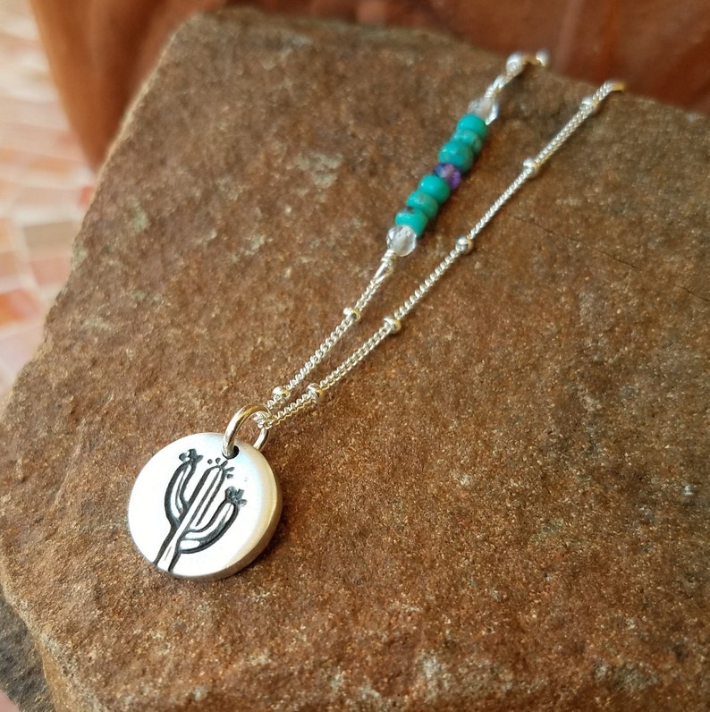 Saguaro necklace Clearance