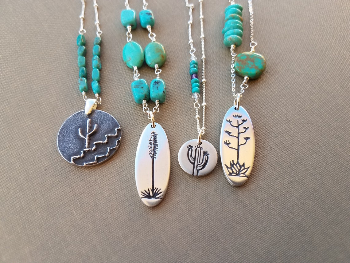 Saguaro necklace Clearance