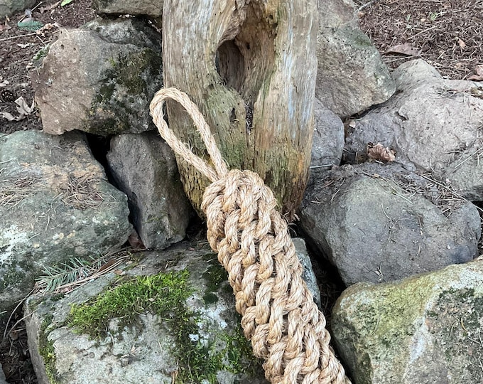 Handmade Manila Rope Boat Fender, Nautical Wall Hanger, Sailing Decor, Boating Accessory