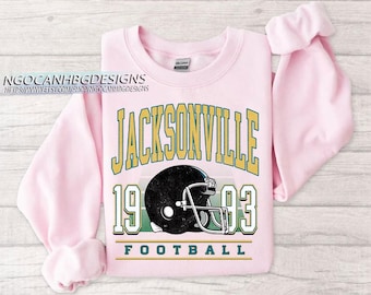 Vintage Jacksonville Football 1993 Sweatshirt, Retro Style Game Day Crewneck, Unisex Sports Pullover, Classic River City Fan Apparel Gift