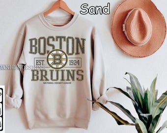 Boston Bruins Sweatshirt, Boston Bruins Merch, Vintage Boston Hockey shirt, Boston hockey tee, Hockey Gift tm33