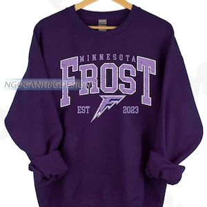 Minnesota Frost Sweatshirt Crewneck, Retro 90s Frost shirt, Minnesota Hockey Women Fan Shirt, Hockey Women Sweatshirt, Frost Sweatshirt