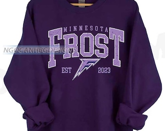 Minnesota Frost Sweatshirt Crewneck, Retro 90s Frost shirt, Minnesota Hockey Women Fan Shirt, Hockey Women Sweatshirt, Frost Sweatshirt
