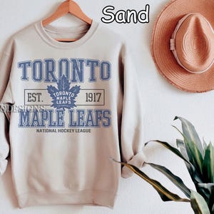 Toronto Maple Leafs Sweatshirt Crewneck, Vintage Maple Leafs shirt, Toronto Hockey Fan shirt, Hockey Tee, Maple Leafs Sweatshirt