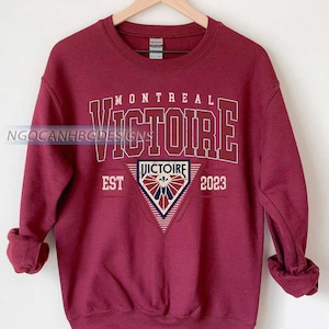 Vintage Montreal Victoire Sweatshirt, Vintage Victoire shirt, Montreal Hockey Women Sweater, Hockey Women Sweatshirt, Victoire Sweatshirt