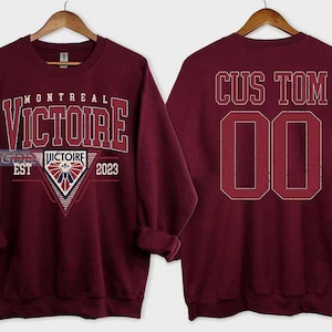 Vintage Montreal Victoire Sweatshirt, Vintage Victoire shirt, Montreal Hockey Women Sweater, Hockey Women Sweatshirt, Victoire Sweatshirt