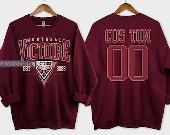 Vintage Montreal Victoire Sweatshirt, Vintage Victoire shirt, Montreal Hockey Women Sweater, Hockey Women Sweatshirt, Victoire Sweatshirt