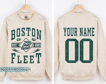 Personalization Boston Fleet Hockey Sweatshirt | Boston Fleet Sweatshirt | Boston Hockey tee | Boston Fleet Sweatshirt Crewneck