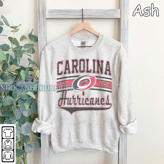 Carolina Hurricanes Sweatshirt Crewneck, Vintage Hurricanes shirt, Carolina Hockey Fan shirt, Hockey Tee, Hurricanes Sweatshirt