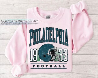 Vintage Philadelphia Football 1933 Sweatshirt, Retro Style Game Day Crewneck, Unisex Sports Pullover, Classic Brotherly Love Apparel Gift