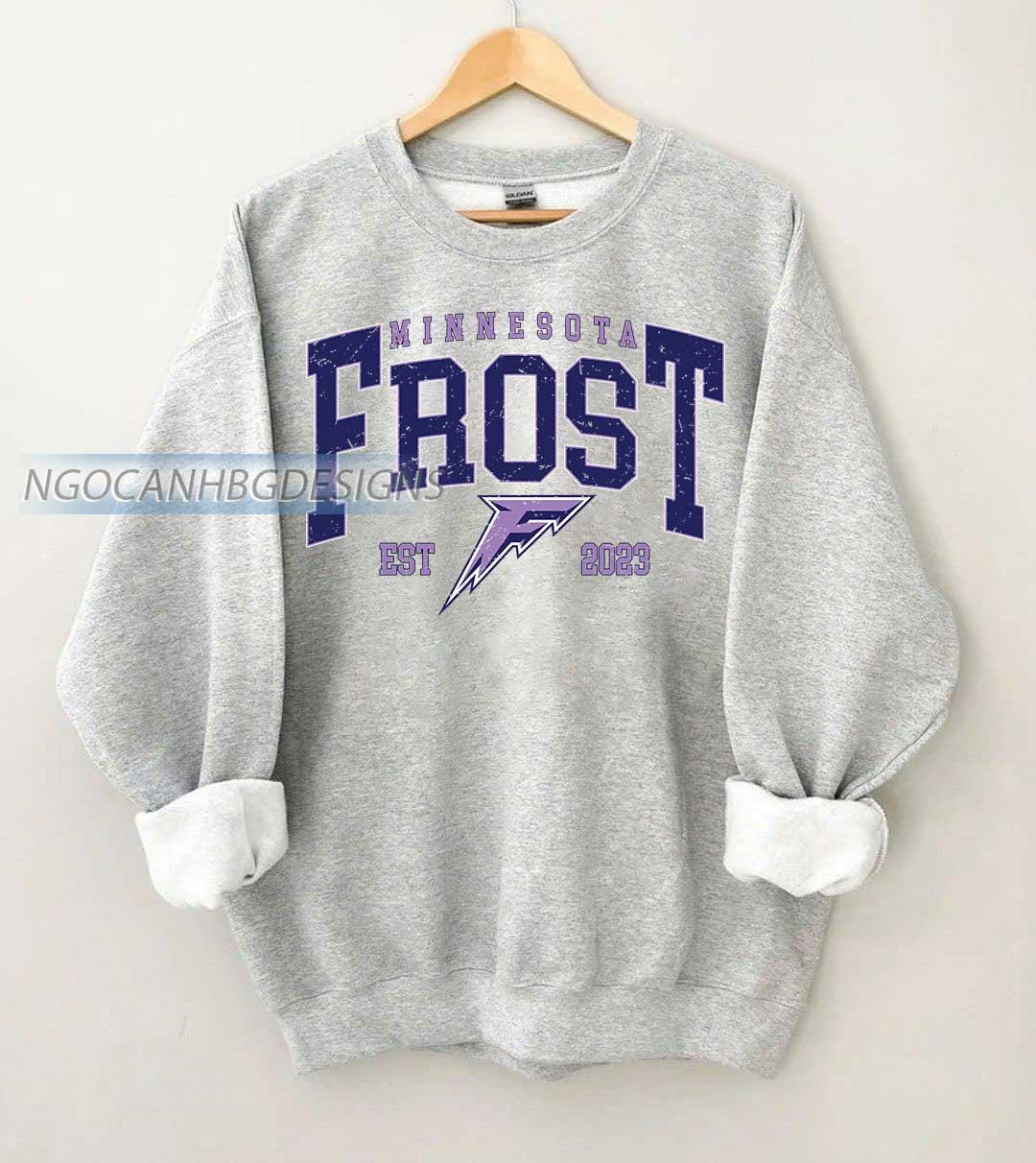 Minnesota Frost Sweatshirt Crewneck, Retro 90s Frost Shirt