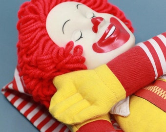 Rare Ronald McDonald Plush Doll - 1998 Vintage Edition